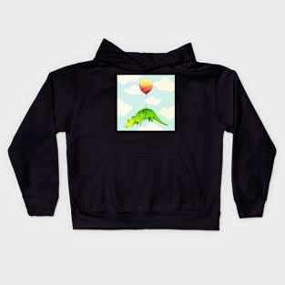 Alligator & Red Balloon Kids Hoodie